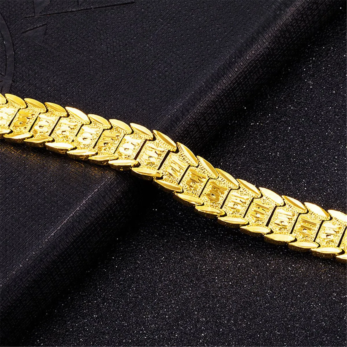 18K Gold-Plated Snake Chain Bracelet