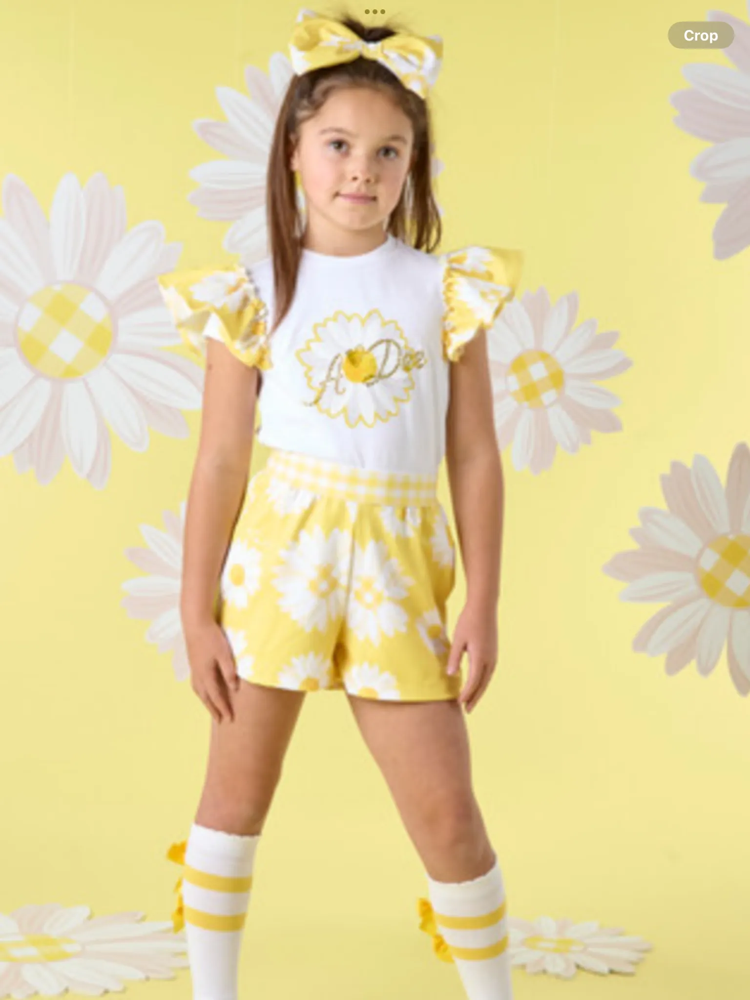ADEE DOROTHEA DAISY PRINT SHORT SET  012566