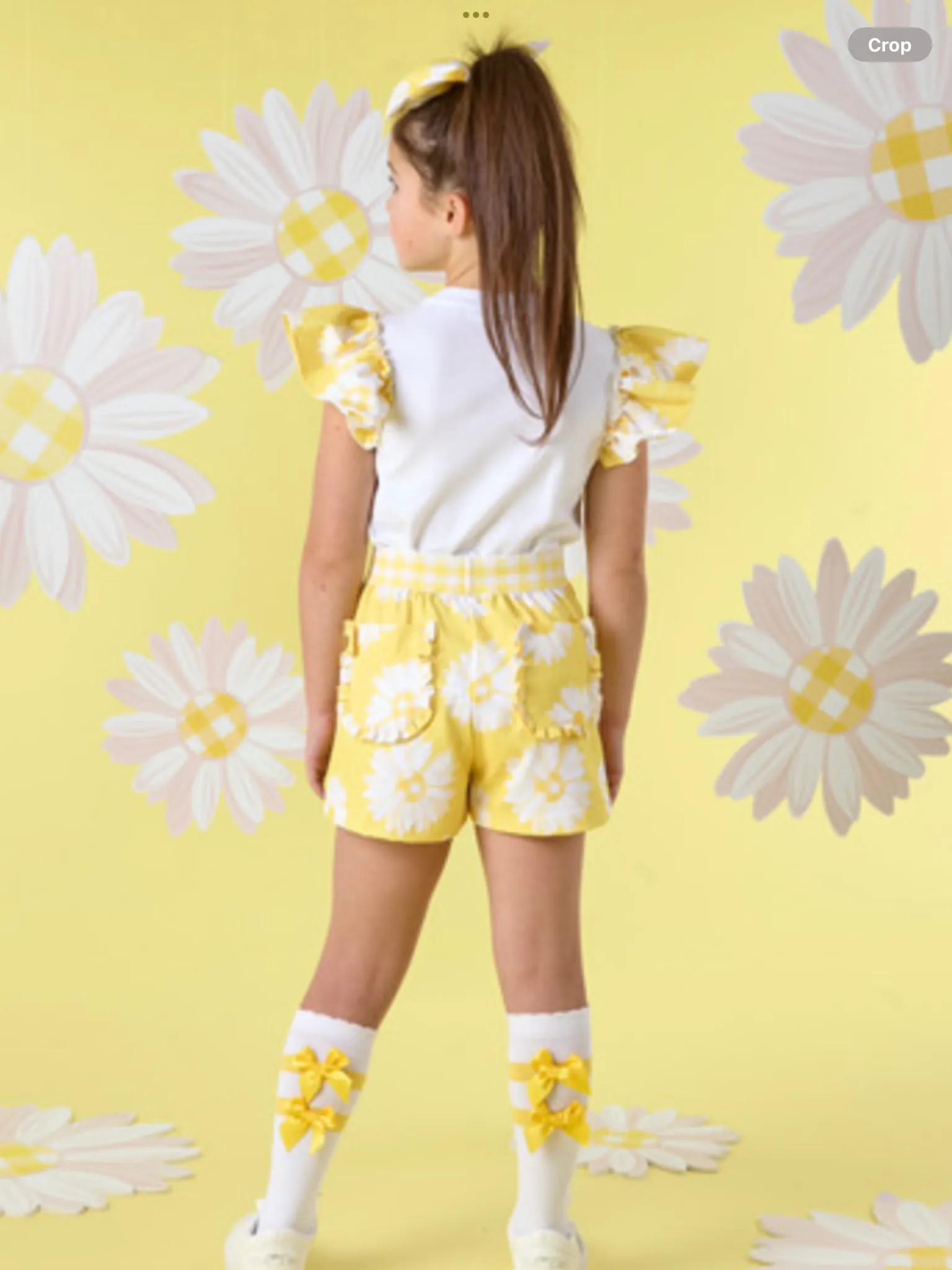 ADEE DOROTHEA DAISY PRINT SHORT SET  012566