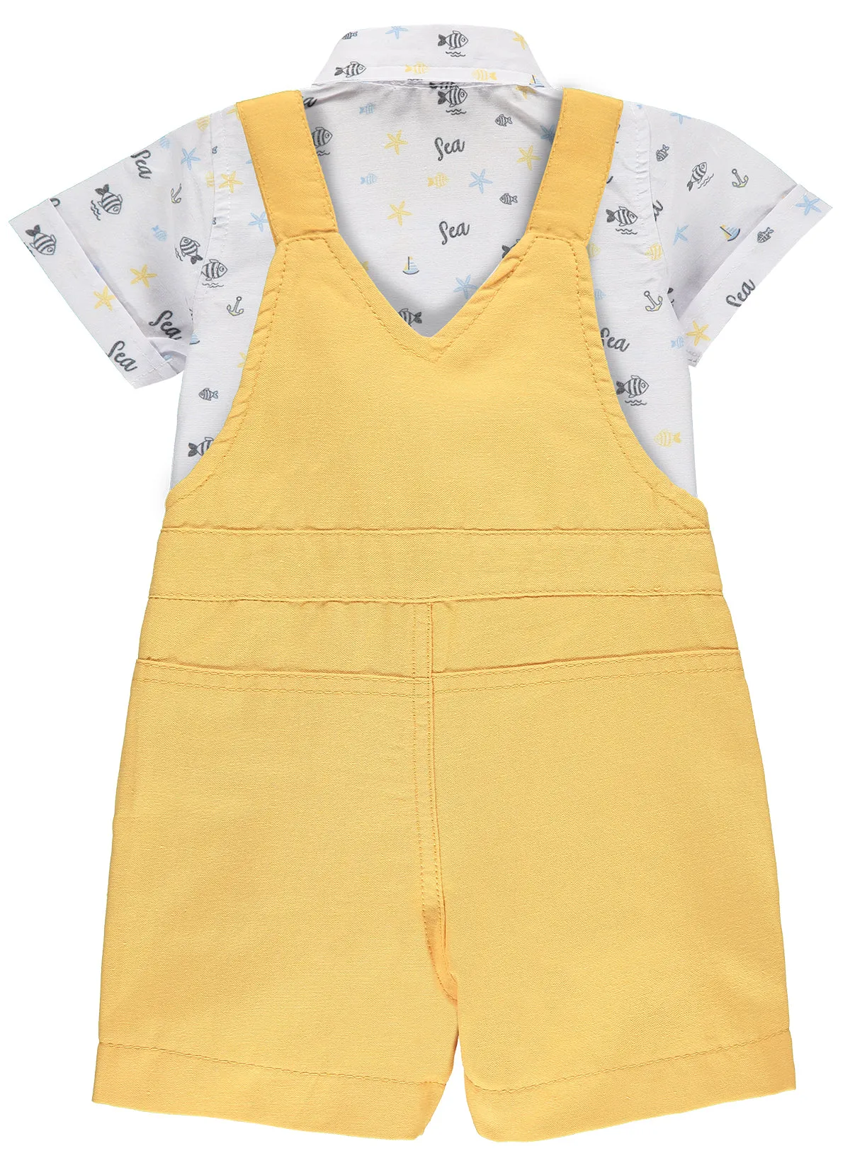 Baby Boy Cotton Dungaree Set