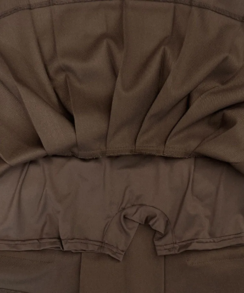 BENECIA 12 Fleece Out Pocket Skirt - Khaki
