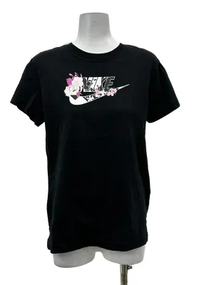 Black Floral Nike Graphic Tee