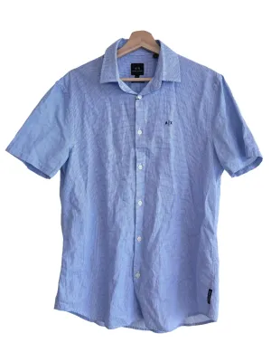 Blue Graph Check Shirt