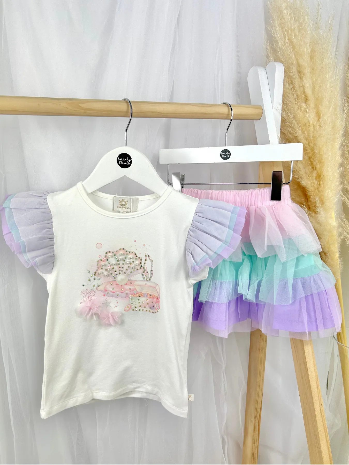 Caramelo Girls Deep Sea Dreams Skirt & Top Set