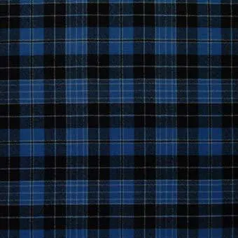 Clergy Blue Ancient Tartan Cummerbund & Bow Tie Set