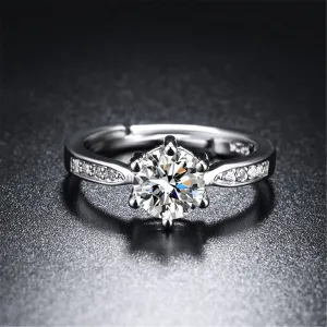 Crystal & Cubic Zirconia Cocktail Ring
