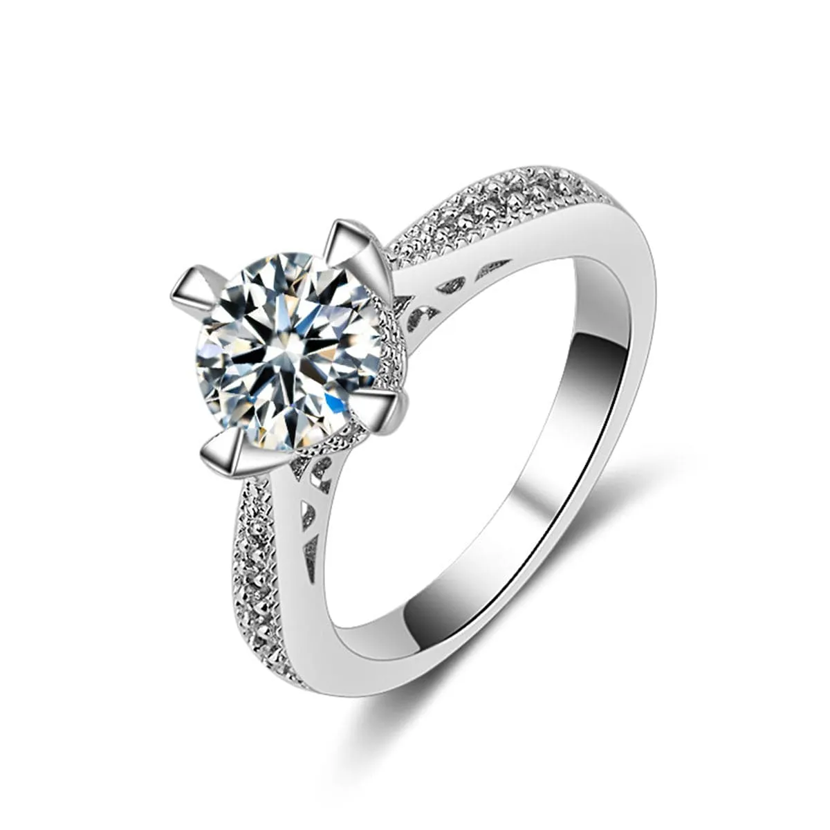 Cubic Zirconia & Crystal Cocktail Ring