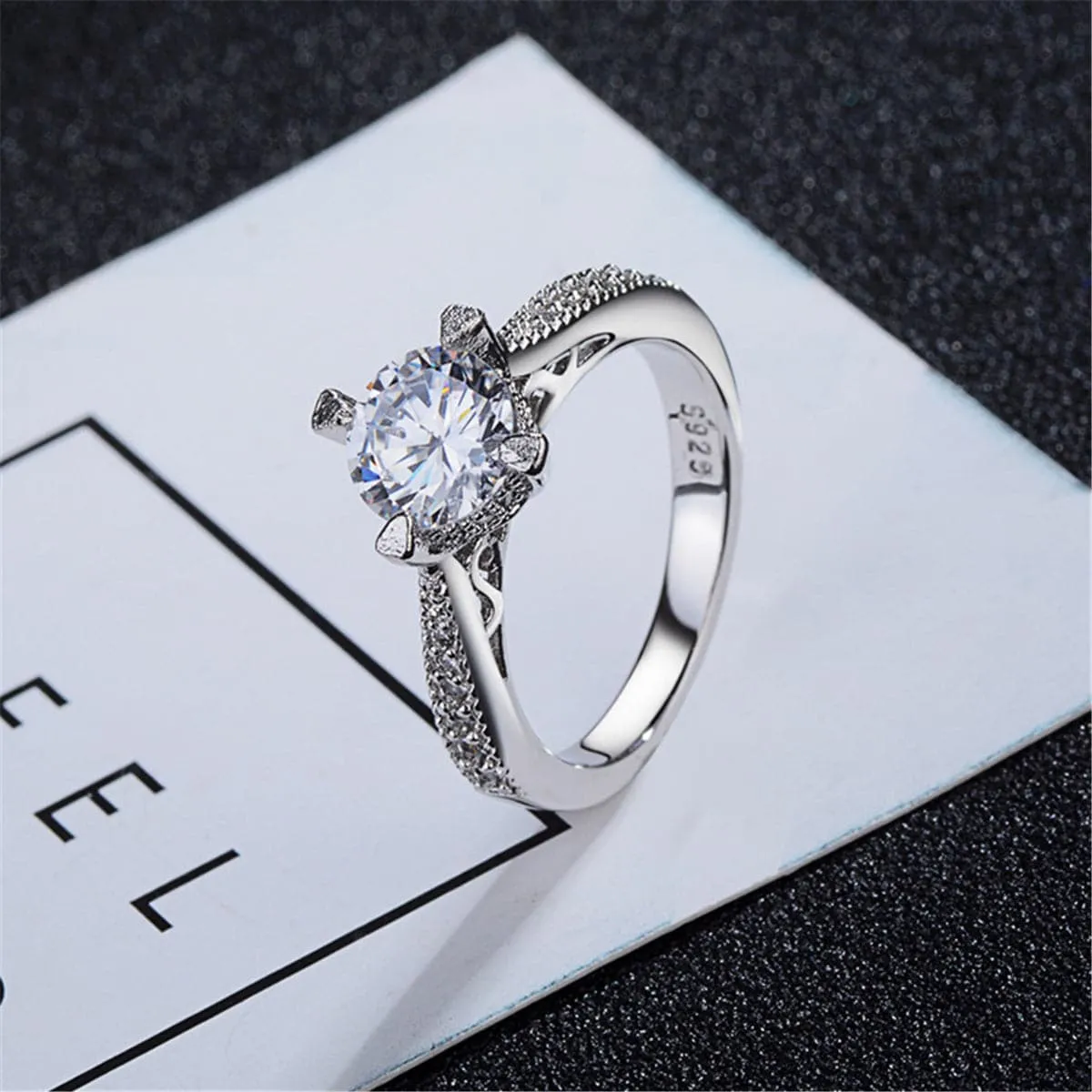 Cubic Zirconia & Crystal Cocktail Ring