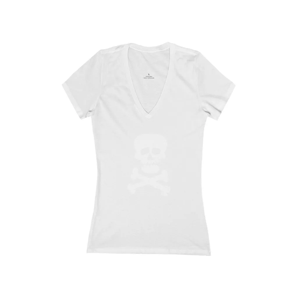 Demon Skull - Women's V-Neck Tee