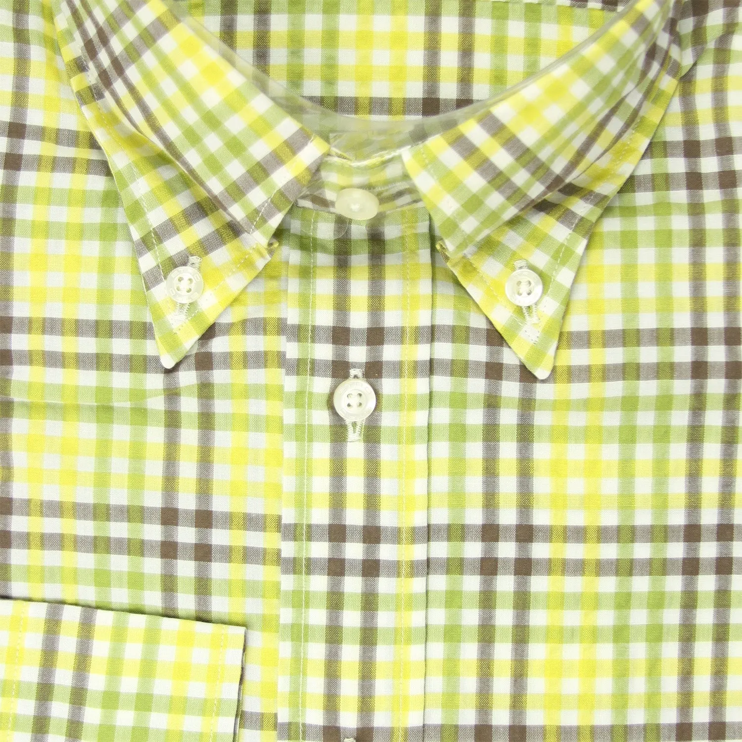 Etro Green Seersucker Shirt - Extra Slim