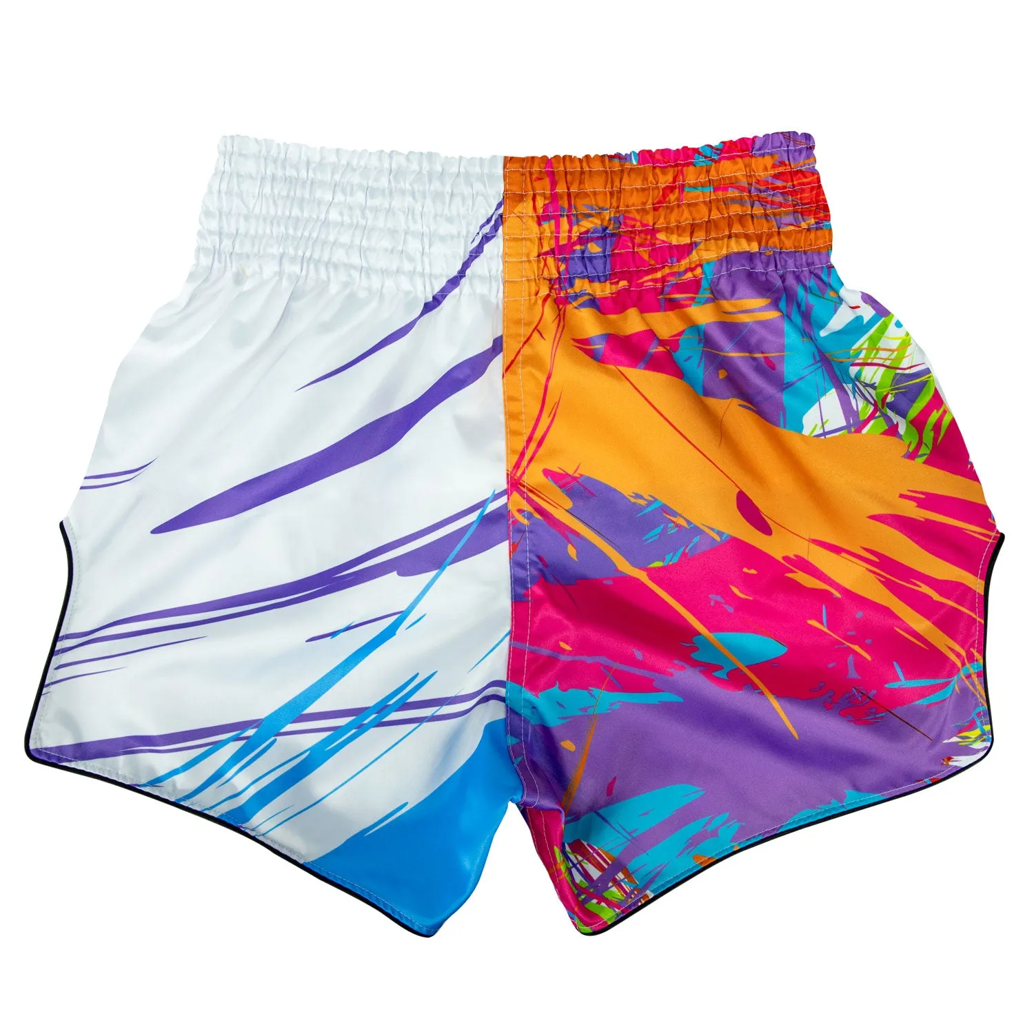 FAIRTEX WORLD MUSIC MUAYTHAI SHORTS-WHITE