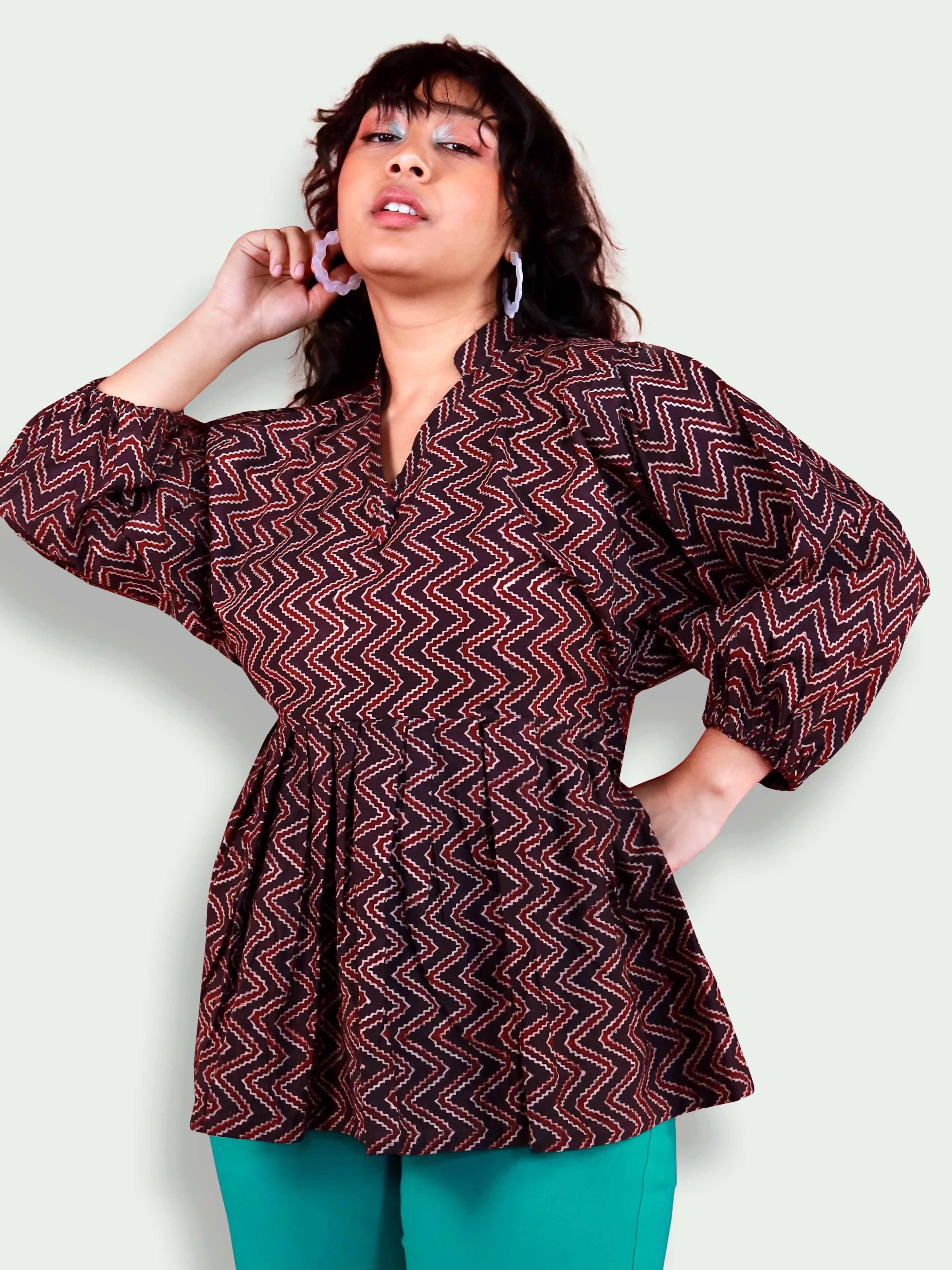 Fire Opal Blouse