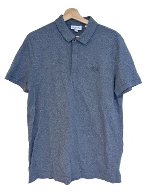 Grey Textured Polo Tee