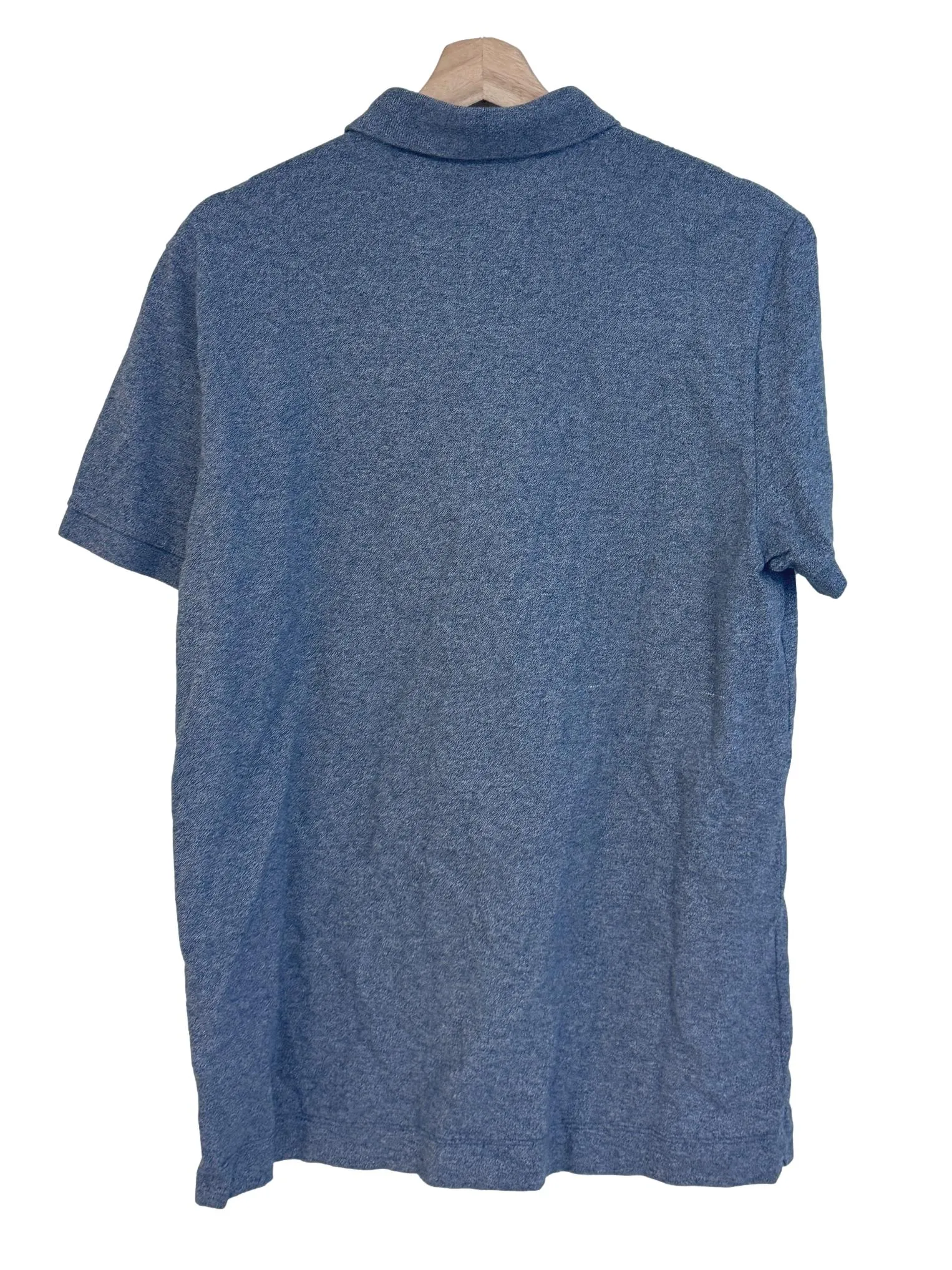 Grey Textured Polo Tee