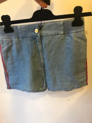 Gucci Piped Chambray Shorts in Blue