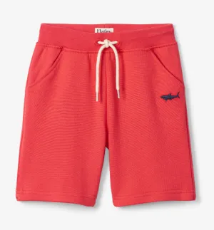 Hatley Nautical Red Terry Shorts