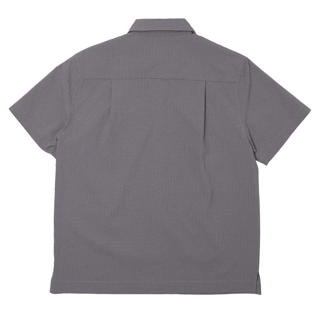 Hoddle - Seersucker S/S Shirt Grey