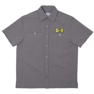 Hoddle - Seersucker S/S Shirt Grey