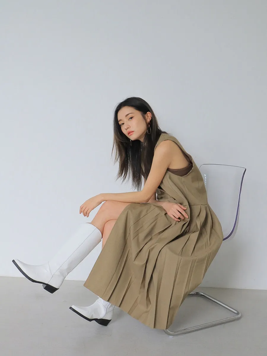 Ingrid Pleated Dress