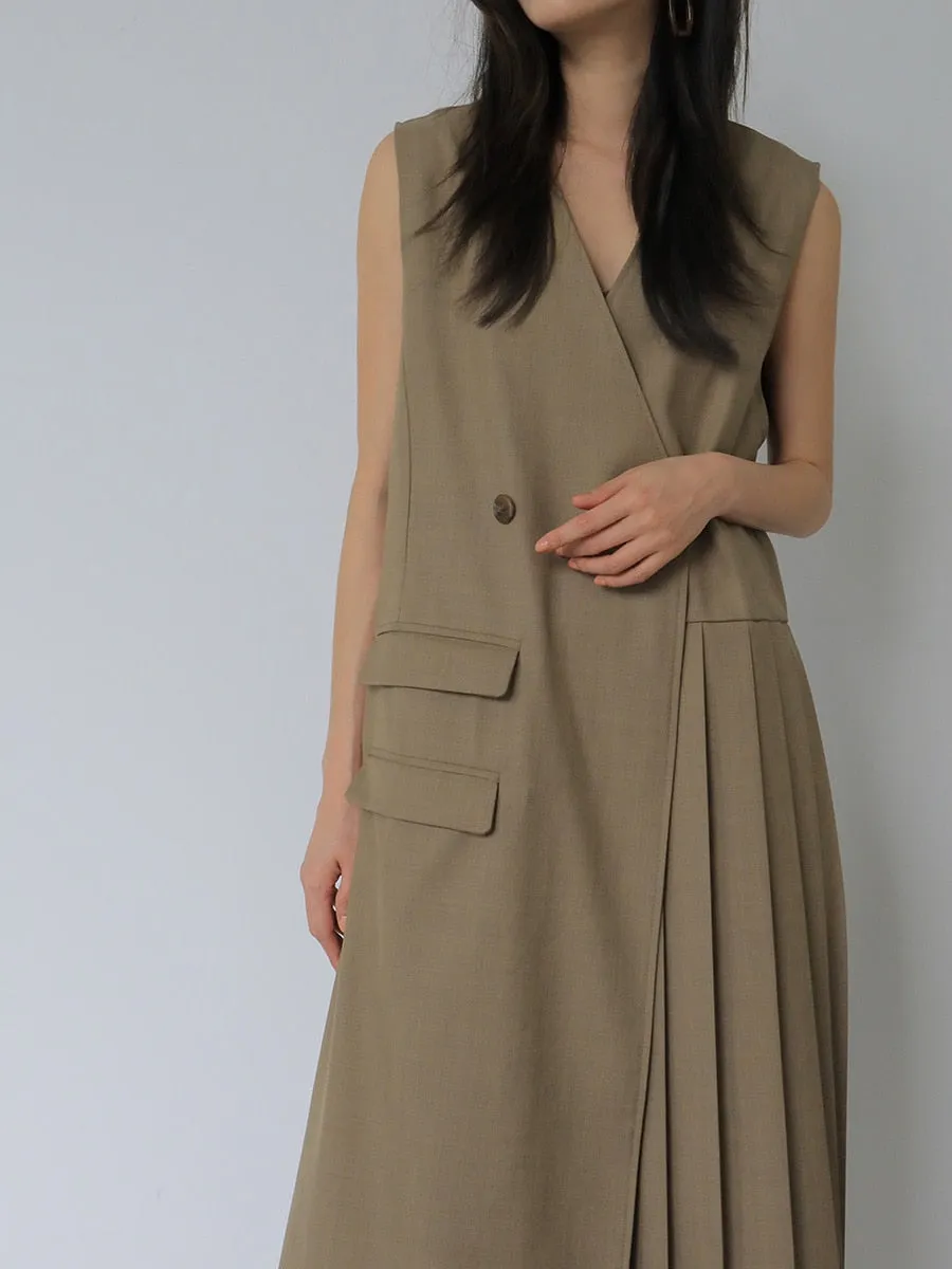 Ingrid Pleated Dress