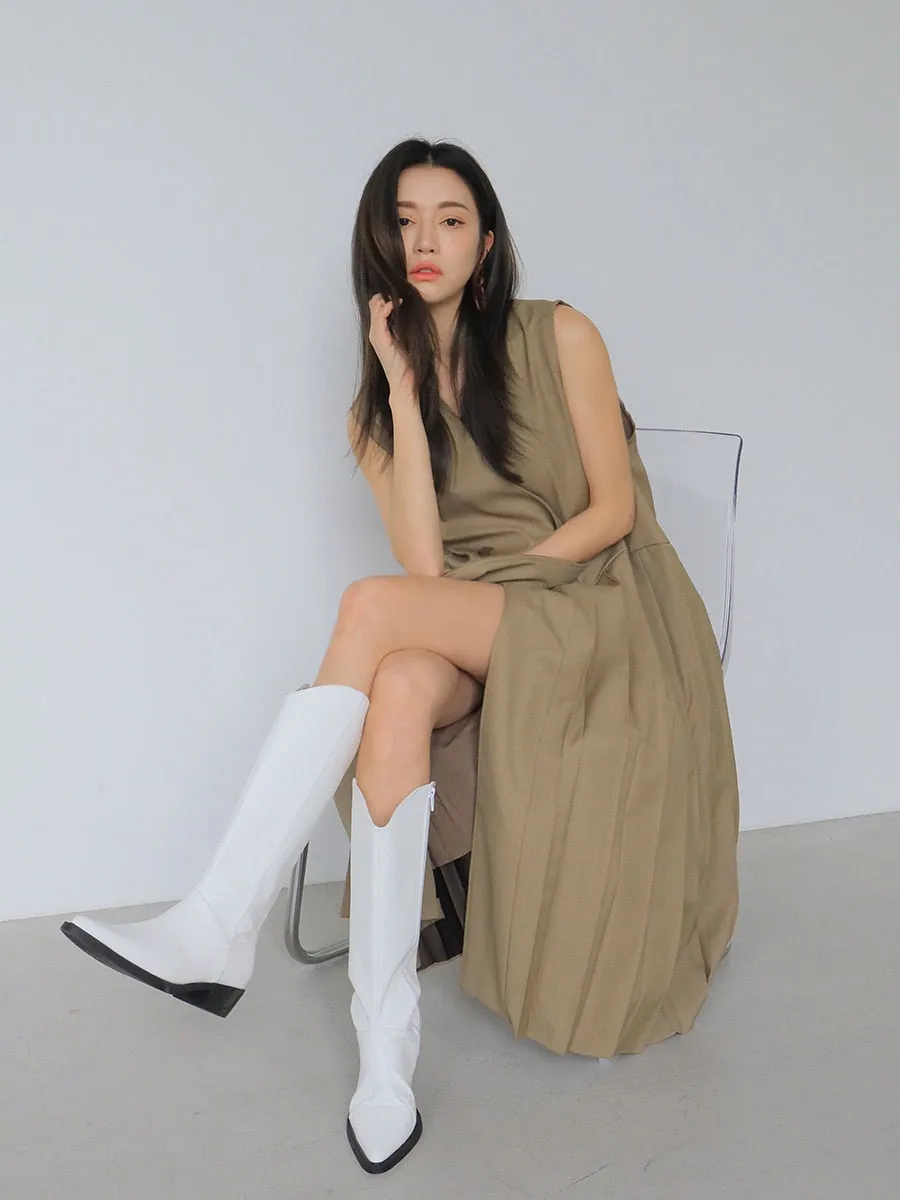 Ingrid Pleated Dress