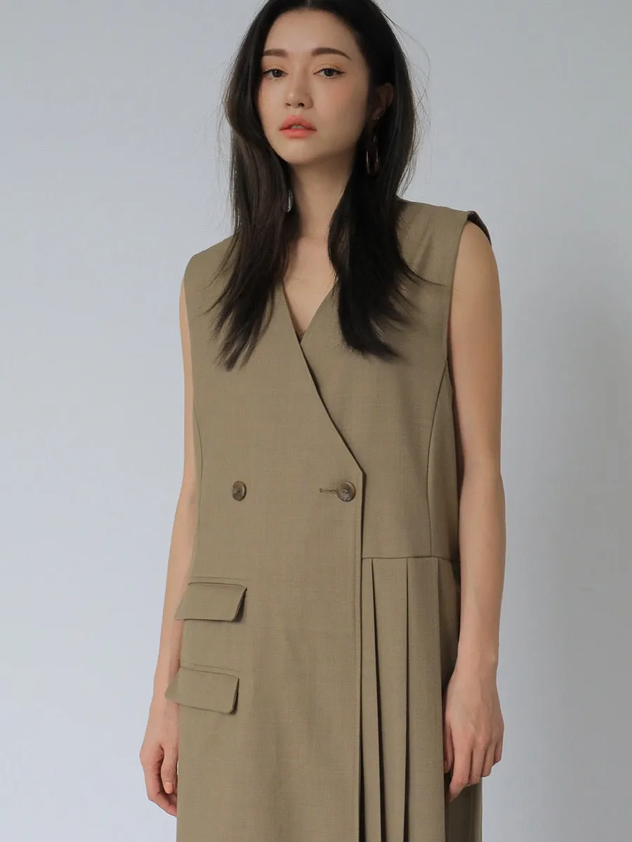 Ingrid Pleated Dress
