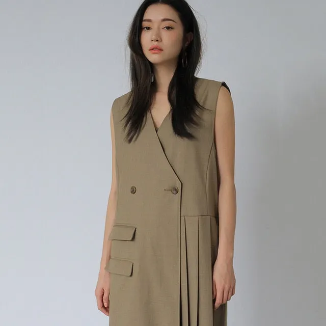 Ingrid Pleated Dress