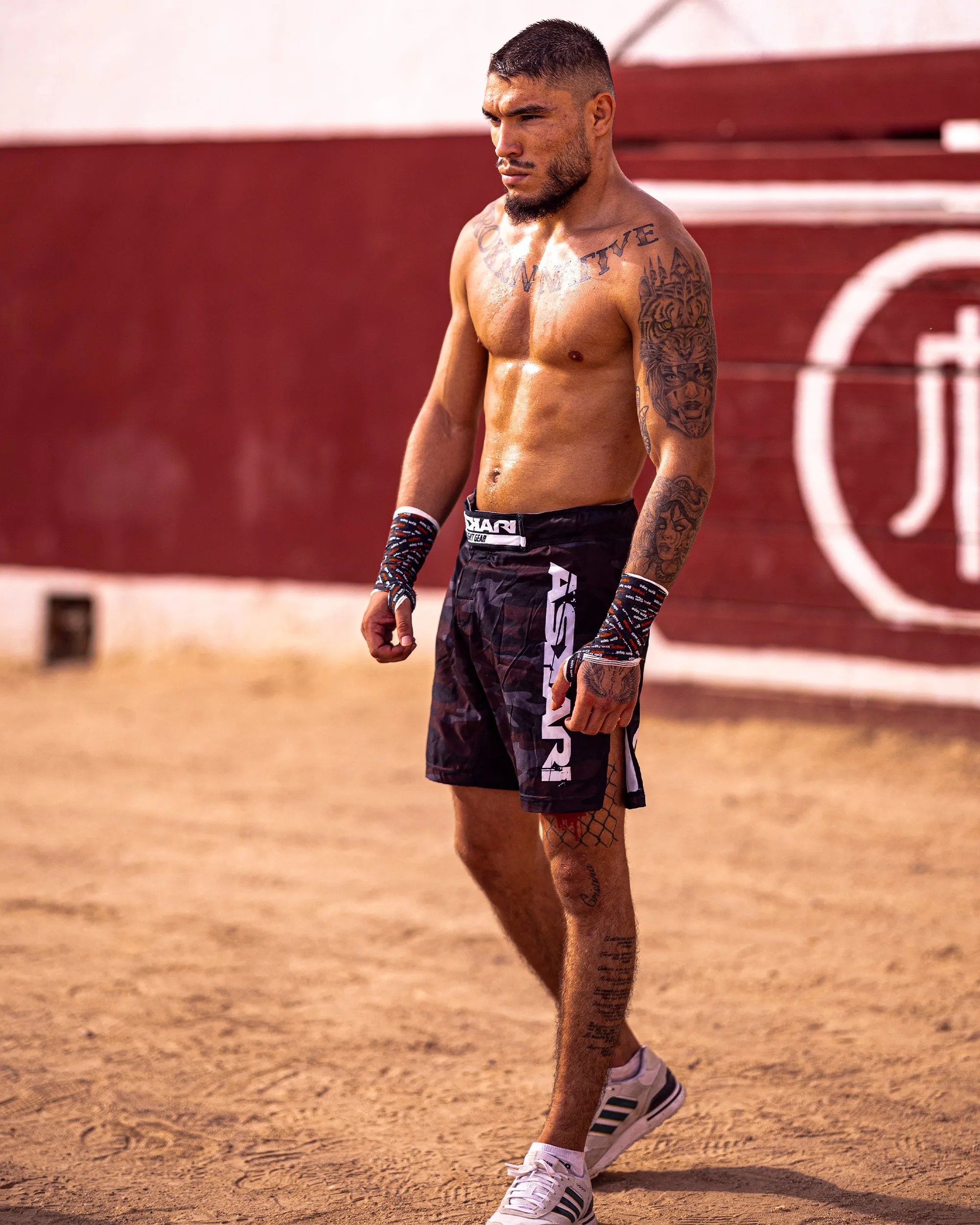 JJ MMA SHORTS [BROWN CAMOUFLAGE]