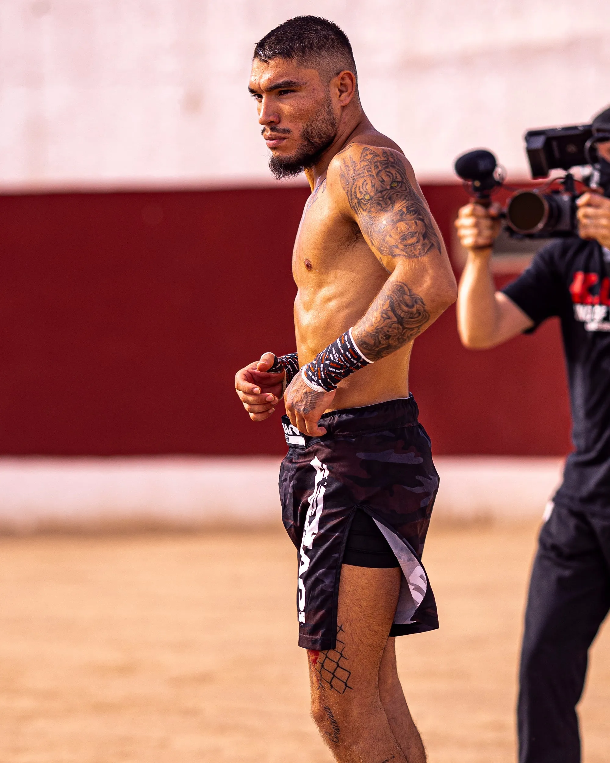 JJ MMA SHORTS [BROWN CAMOUFLAGE]