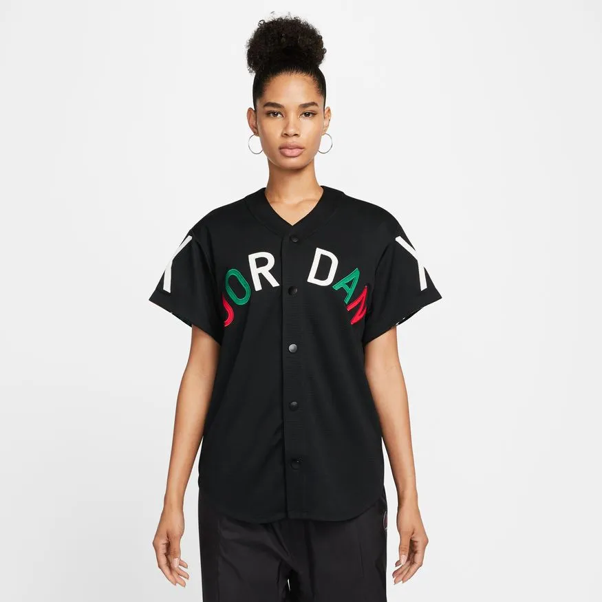 Jordan x Nina Chanel Button-Down Top