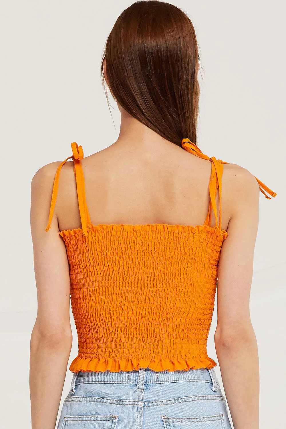 Katherine Frill Smocked Tank Top