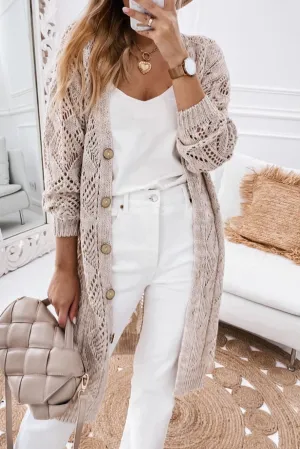 KHAKI CARDIGAN