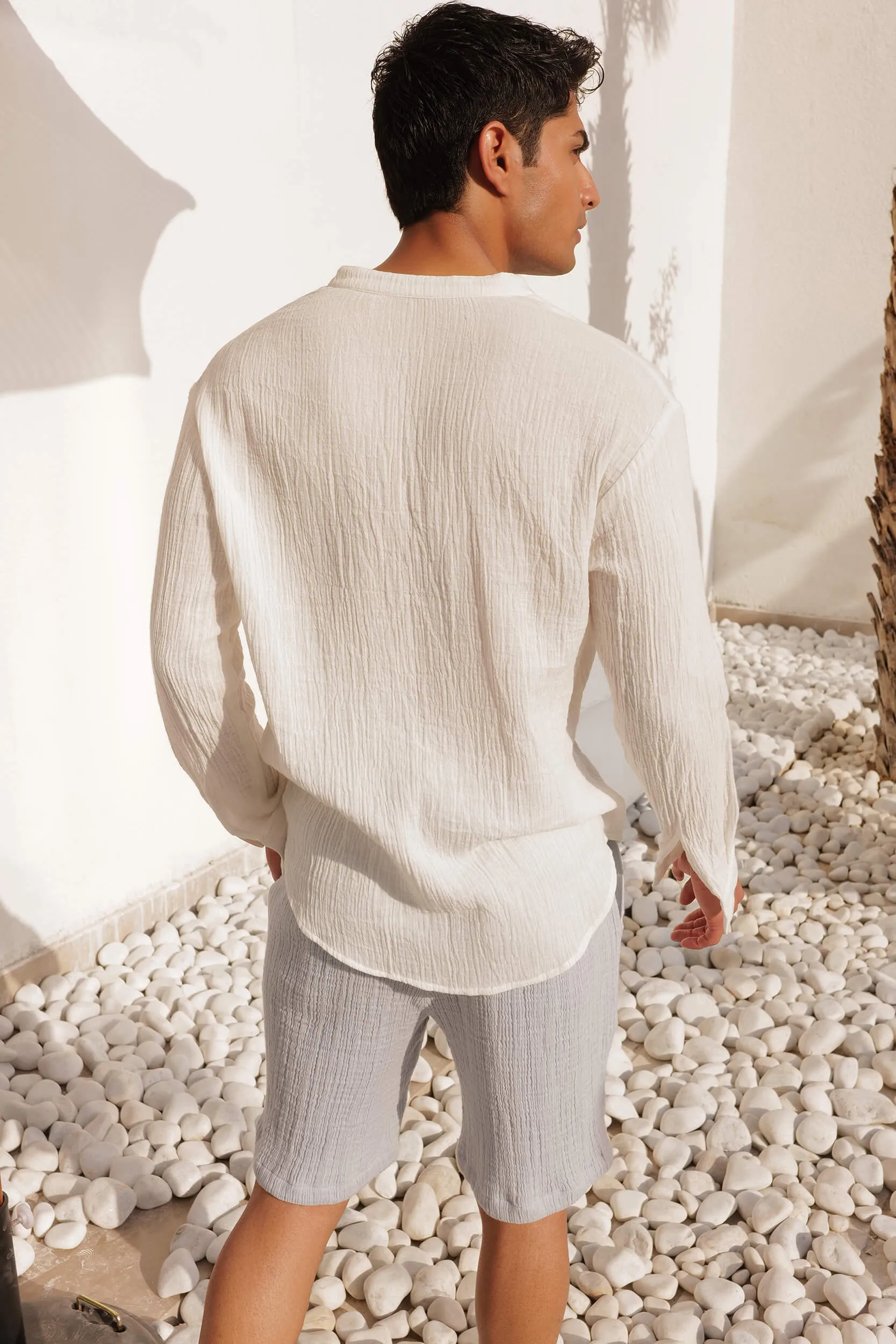 Kos Shirt - Man (IVORY)