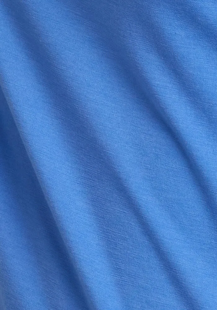 Layla V Neck Top - Blue Gelato