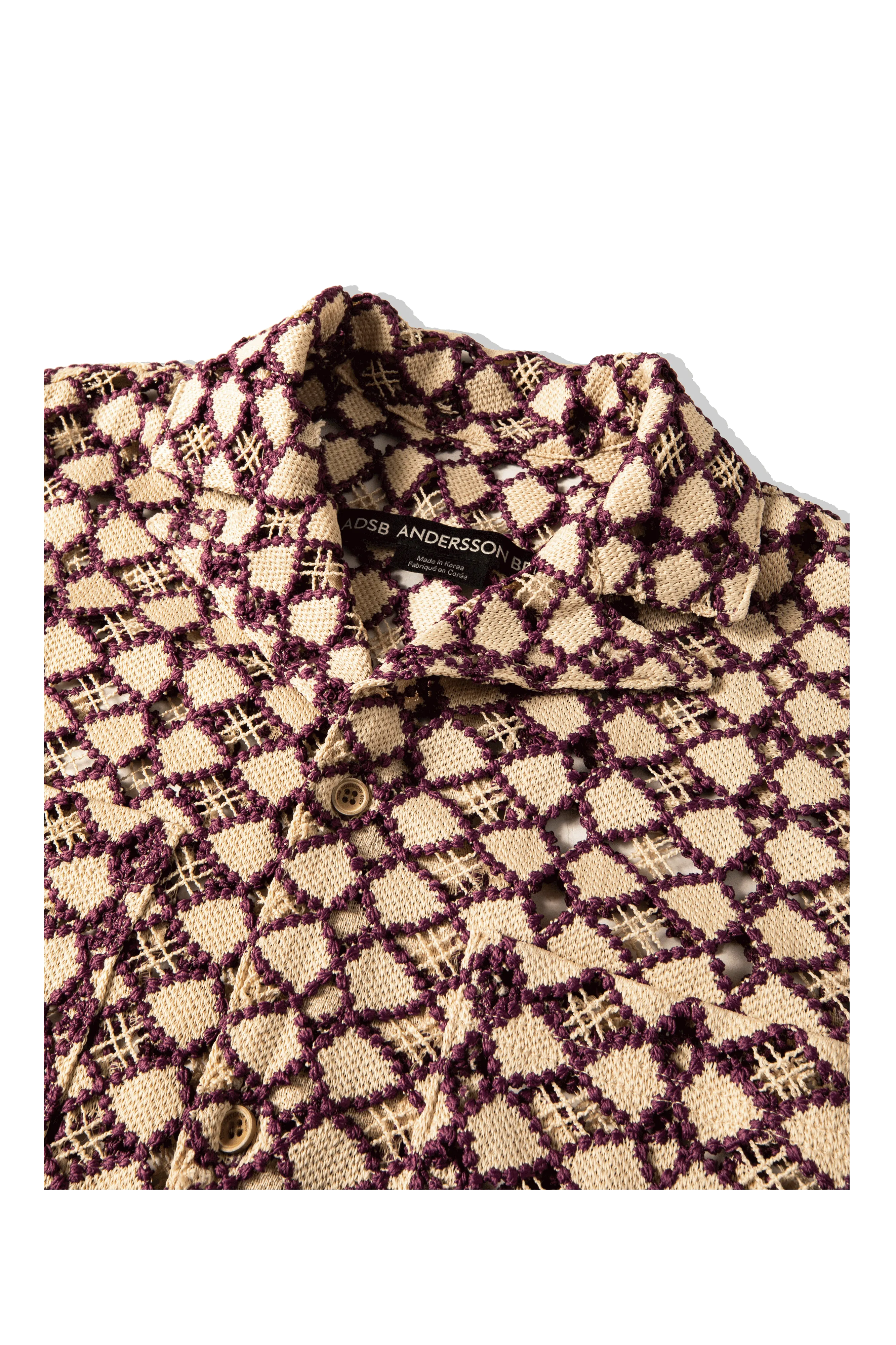 Letto Sheer Open Collar Shirts