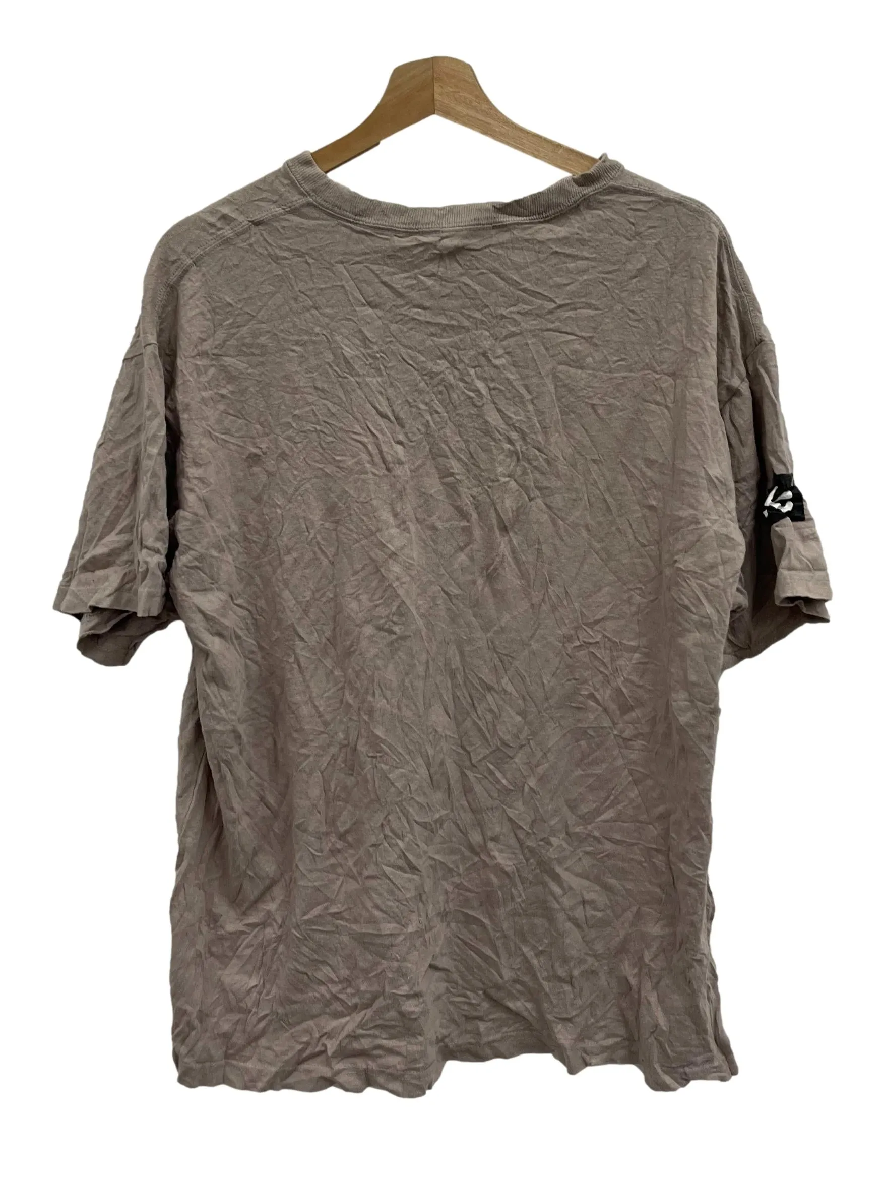 Light Brown Crewneck Pocket Tee