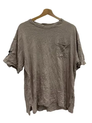 Light Brown Crewneck Pocket Tee