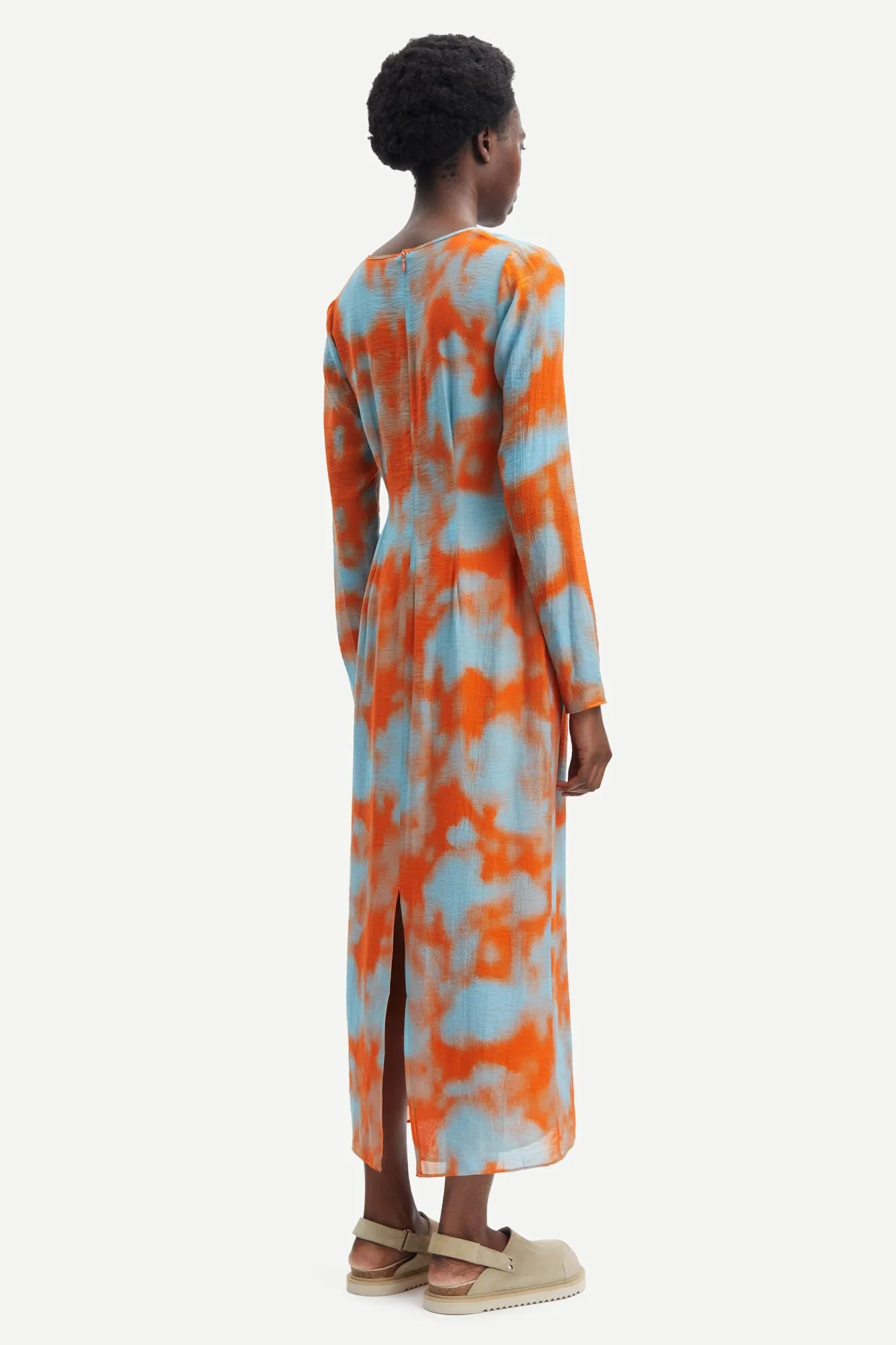 lina Dress -  Tie Topaz