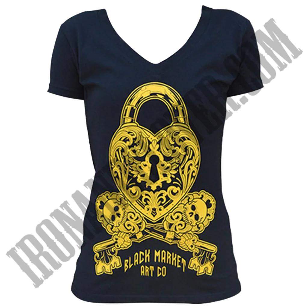 Locked V Neck Tee