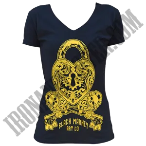 Locked V Neck Tee