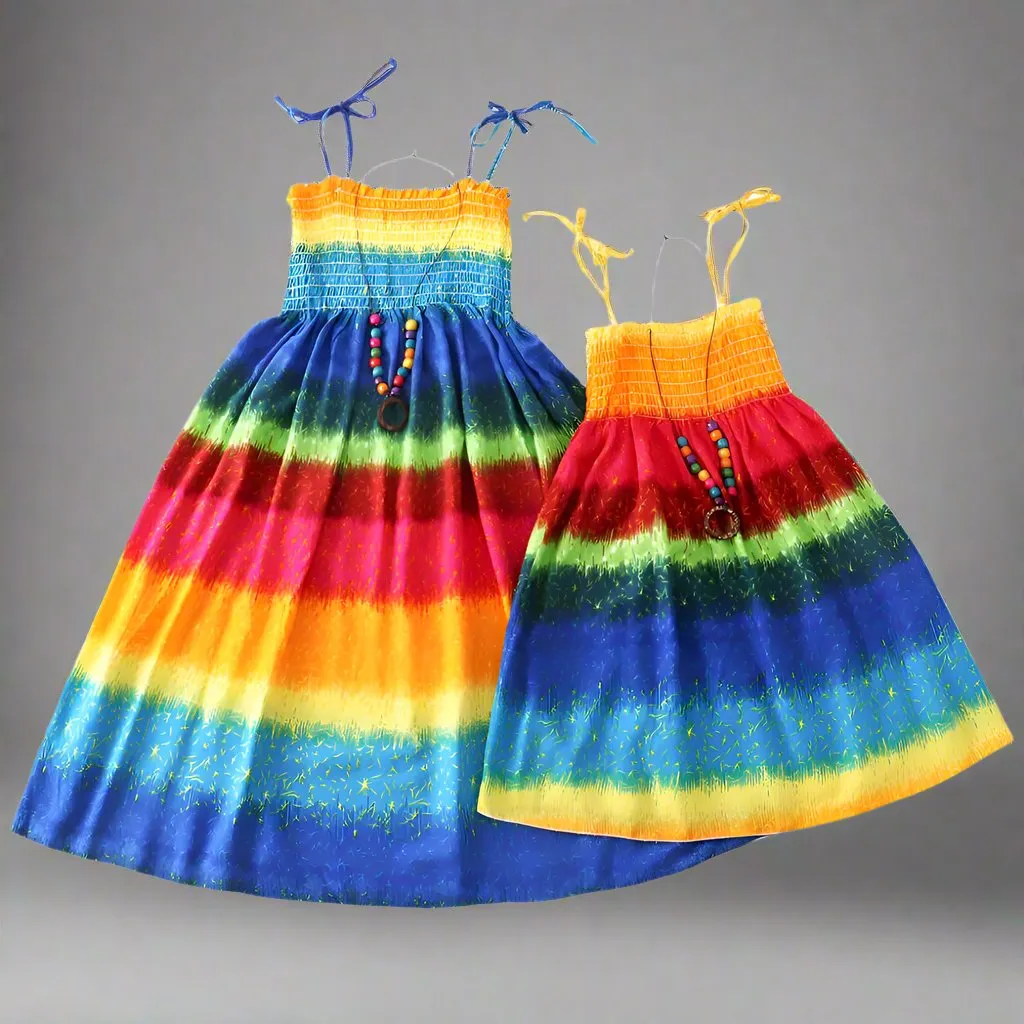 Matching Mommy & Me Smocked Sundresses  Vibrant Floral and Patterned Summer Dresses