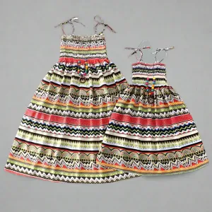 Matching Mommy & Me Smocked Sundresses  Vibrant Floral and Patterned Summer Dresses