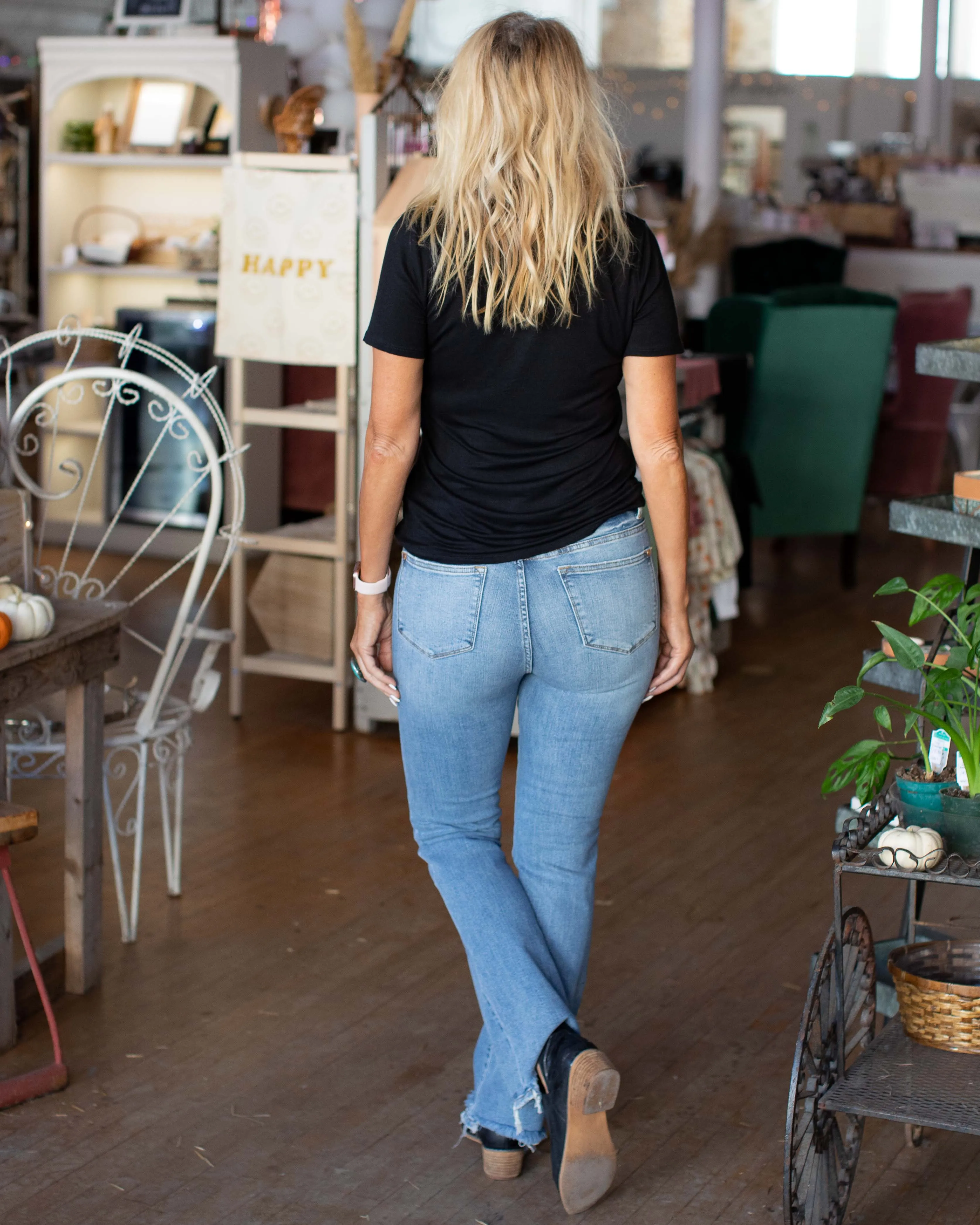MY DAY SOFT V NECK TOP