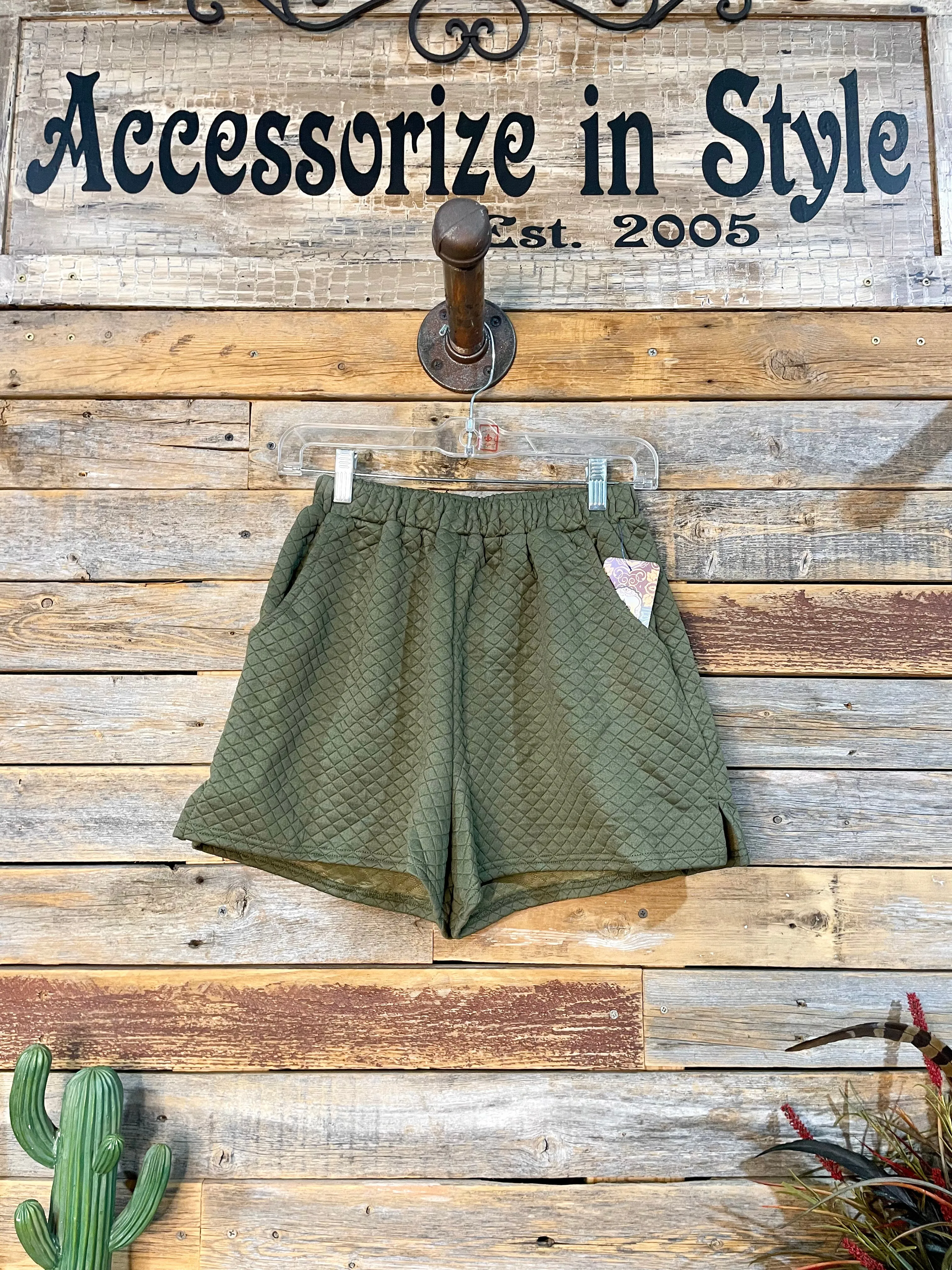 My Lucky Day Quilted Shorts