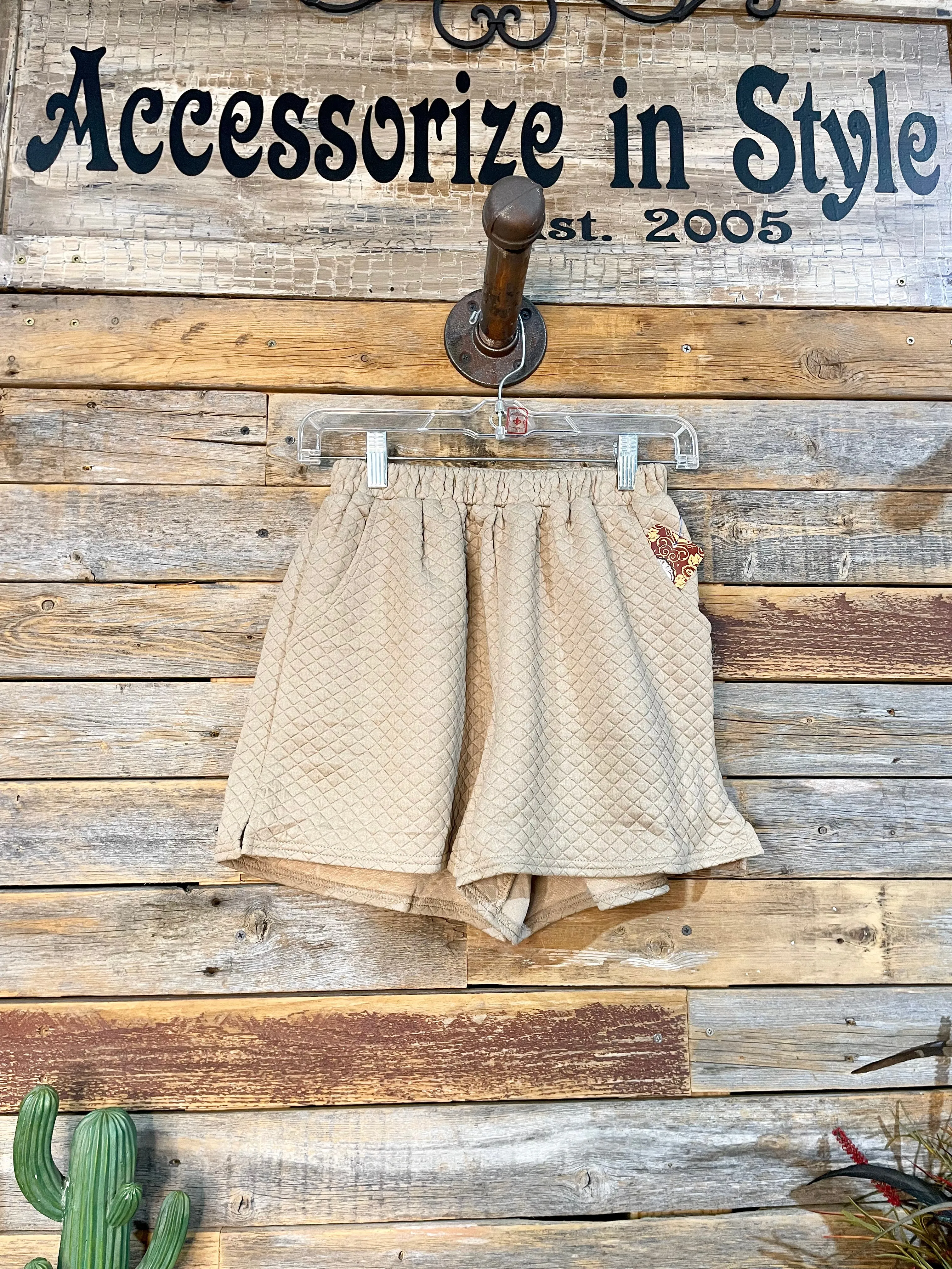 My Lucky Day Quilted Shorts