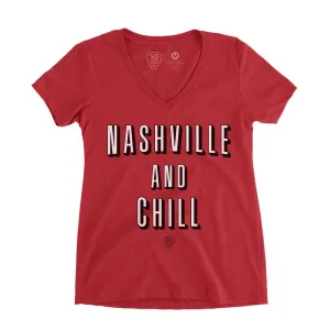 Nashville and Chill - Women's V-Neck