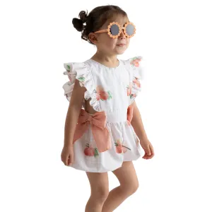 New In Meia Pata Girls Peaches Jumpsuit SS25