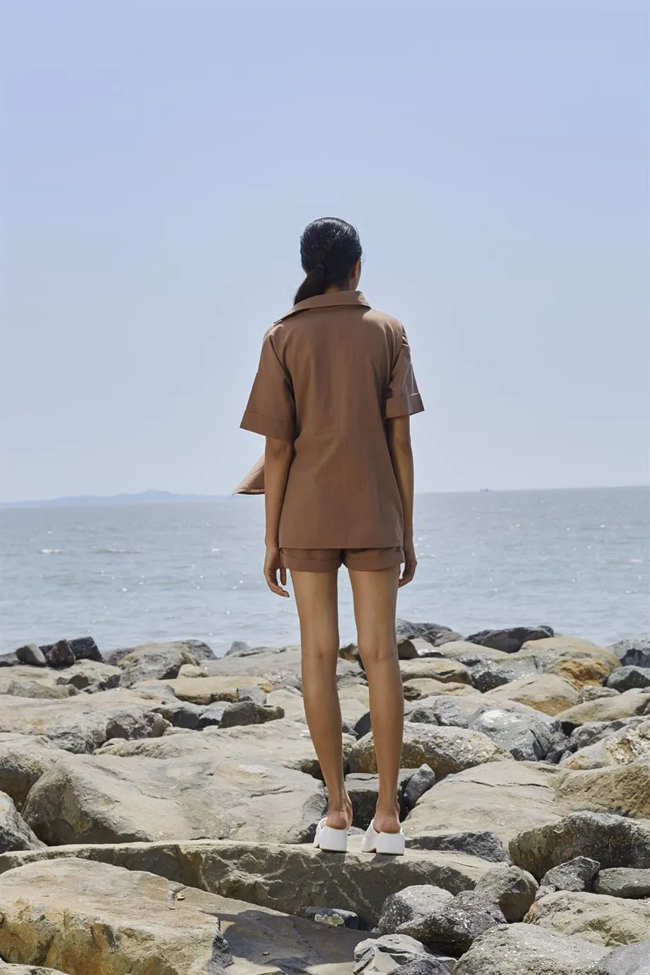 New Season Summer/Fall 24-Top Ekin Cotton Beige-MT Ekin Shirt-NA Slub Beige-Fashion Edit Mati