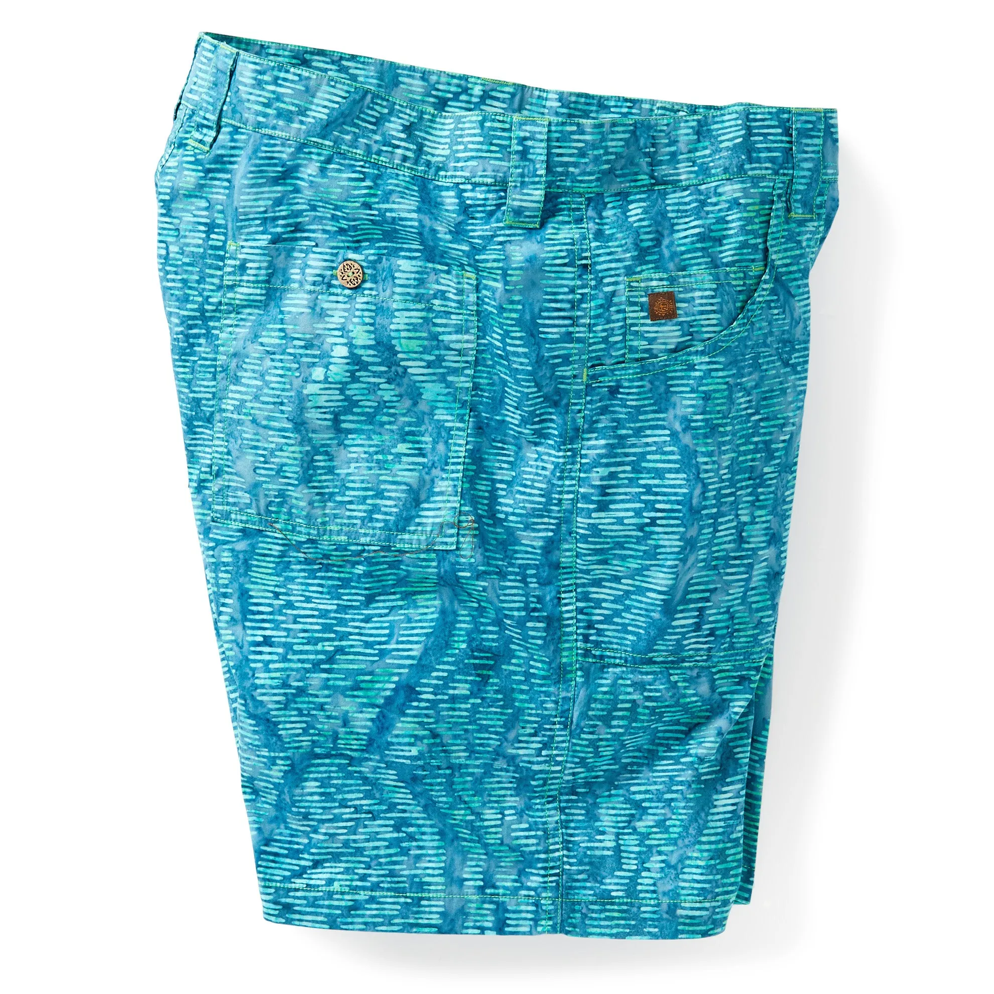 Ocean Wave Batik Short
