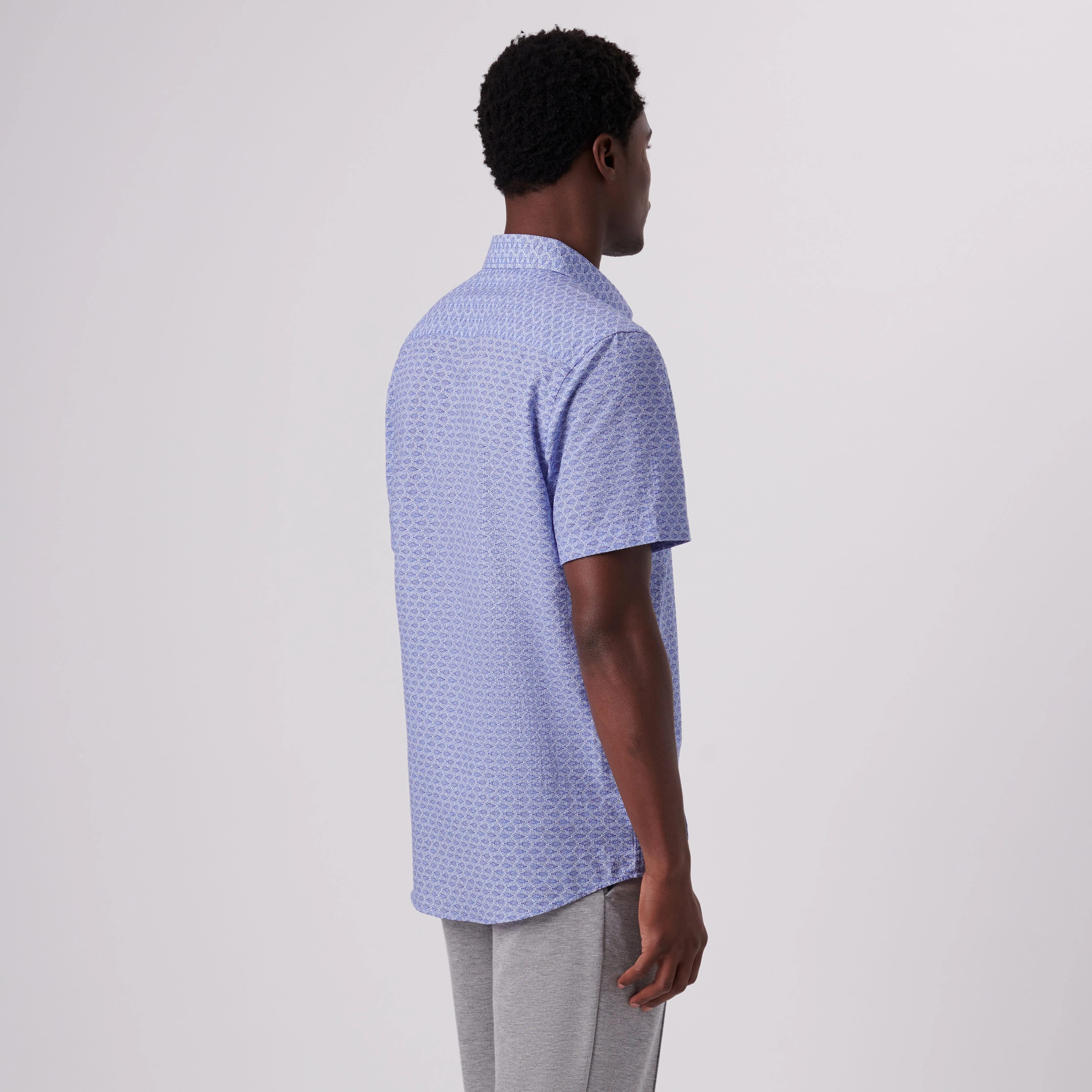 Orson Fish Print Short Sleeve Shirt